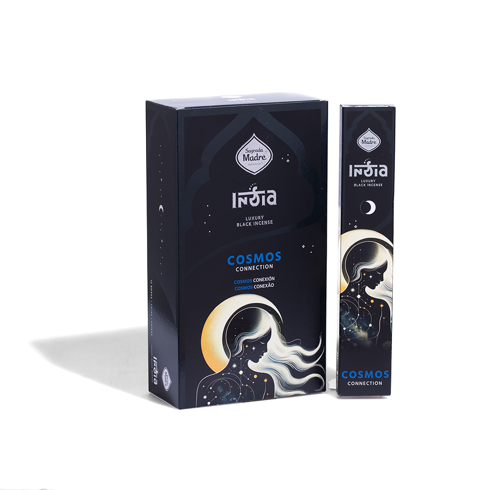 Incienso Linea India Black Cosmos x12
